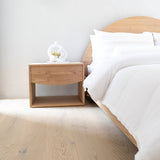 Koa Teak Bedside Table - Low - 0.46mH