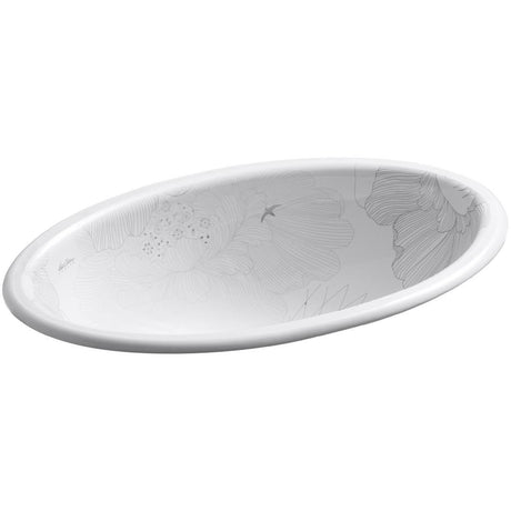 KOHLER Empress Bouquet™ Vintage Under Counter Basin Oval (606x365x203mm)