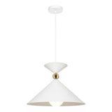 Krissy Large 1 Light Pendant White