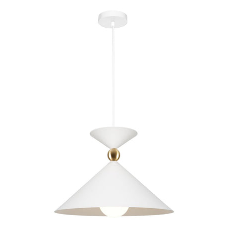 Krissy Large 1 Light Pendant White