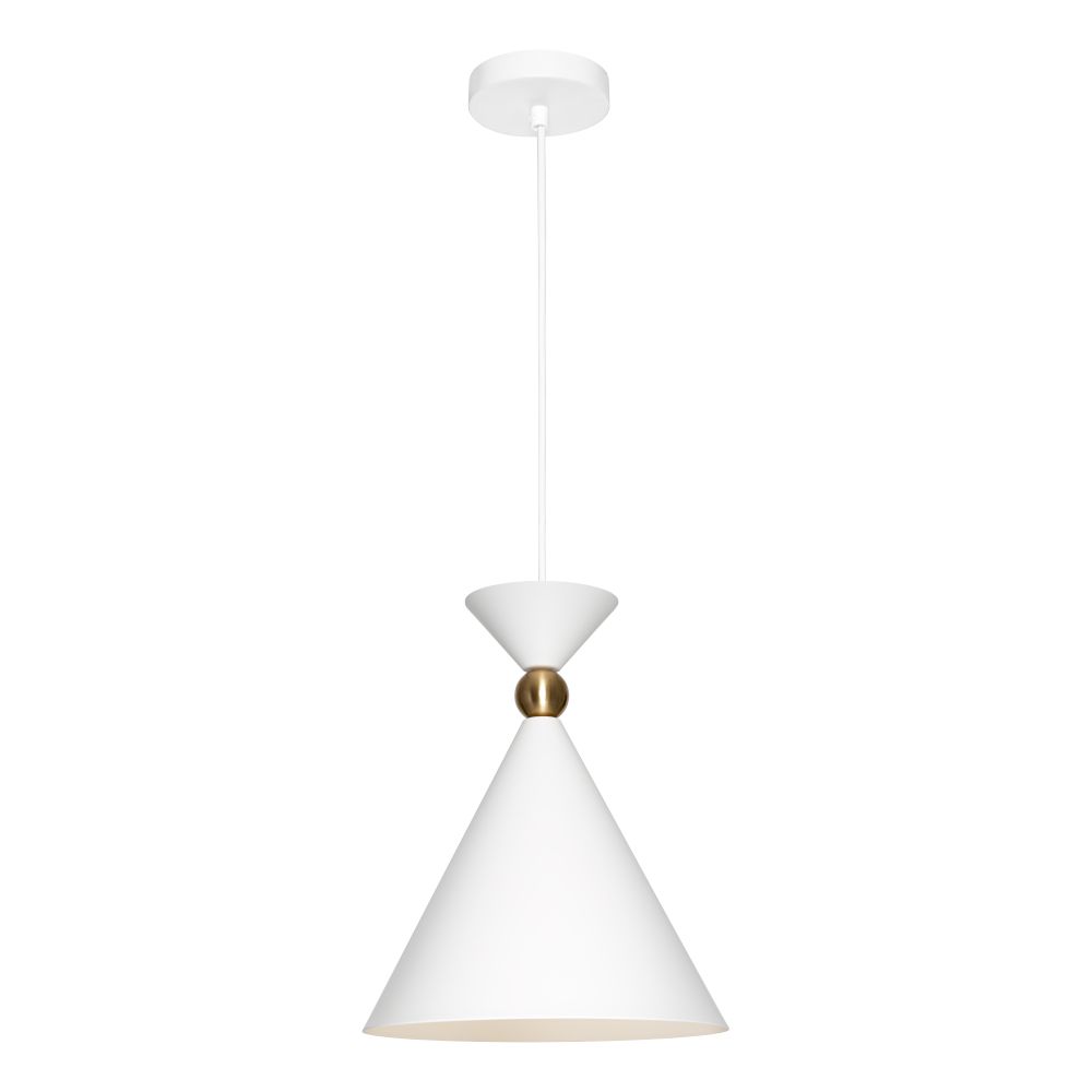 Krissy Small 1 Light Pendant White