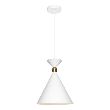 Krissy Small 1 Light Pendant White