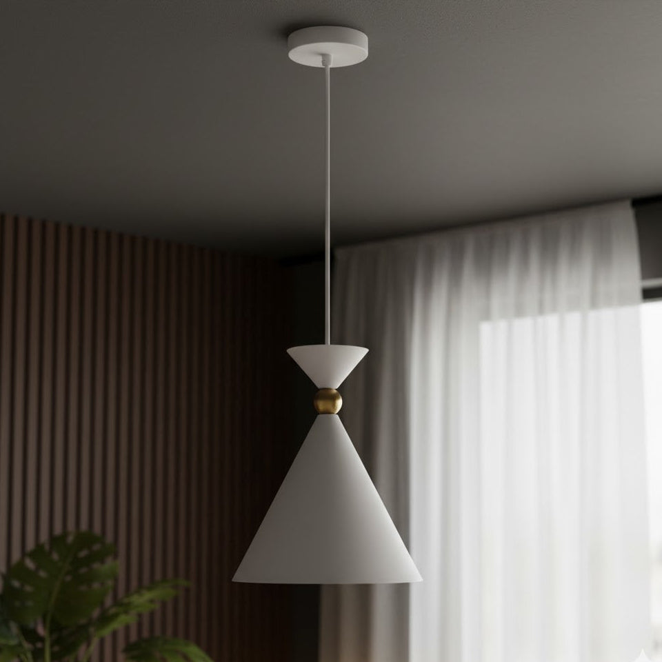 Krissy Small 1 Light Pendant White