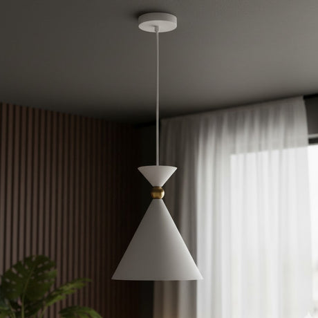 Krissy Small 1 Light Pendant White