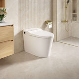Kyoto Intelligent Wall Faced Floor Toilet (Porcelain White)
