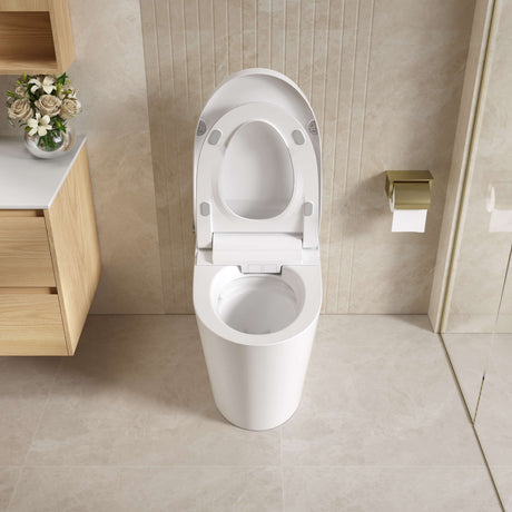 Kyoto Intelligent Wall Faced Floor Toilet (Porcelain White)