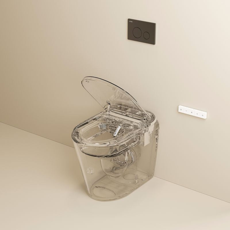 AUTOLUX Rimless Wall Faced Floor Smart Toilet