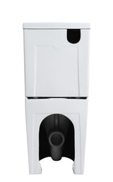 Smart Zeus Rimless Tornado Gloss White Toilet Suite