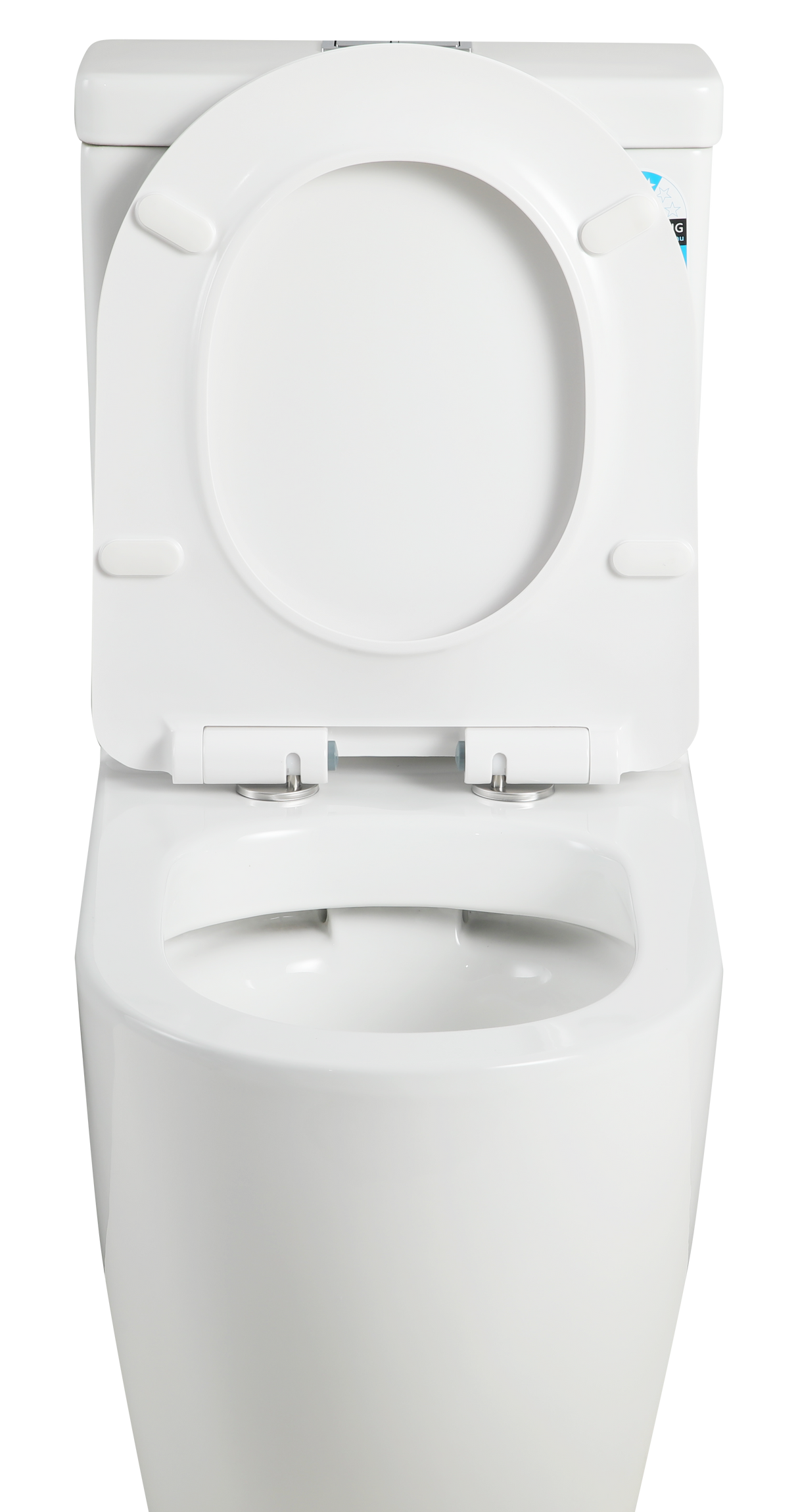 Veda Rimless Gloss White Toilet Suite