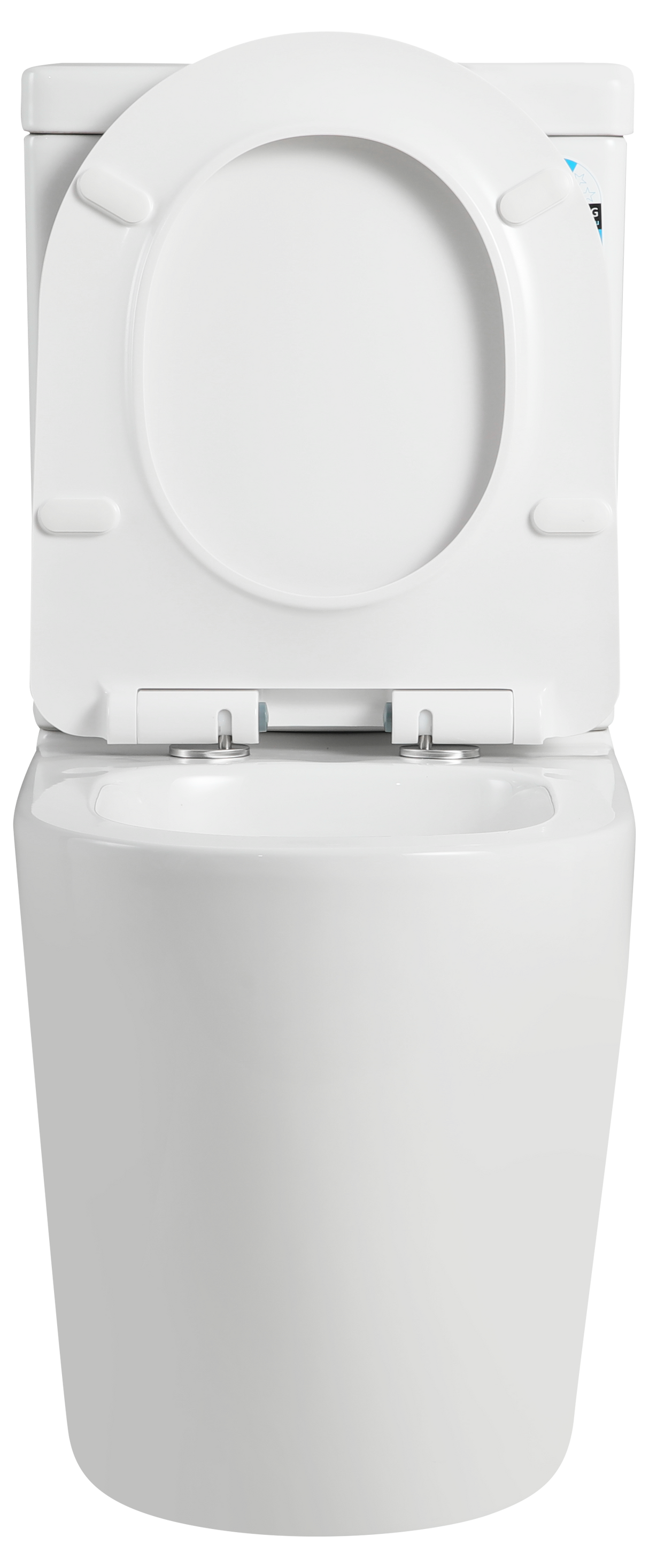 Veda Rimless Gloss White Toilet Suite