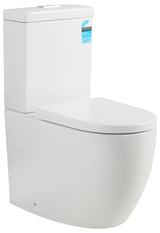 Veda Rimless Gloss White Toilet Suite