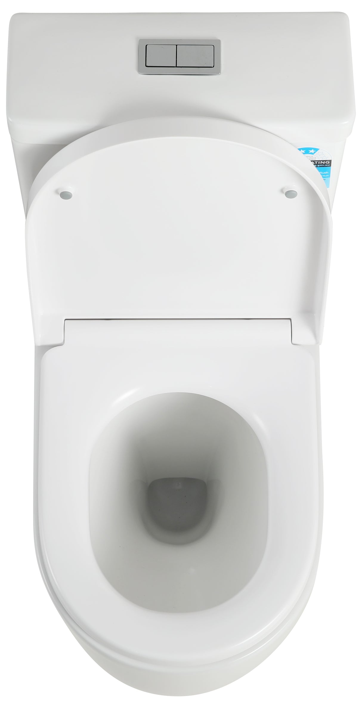 Veda Rimless Gloss White Toilet Suite