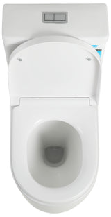 Veda Rimless Gloss White Toilet Suite