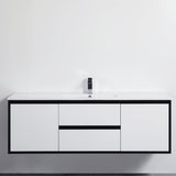 PETRA Wall Hung Vanity 1500mm (Single/ Double Bowls)