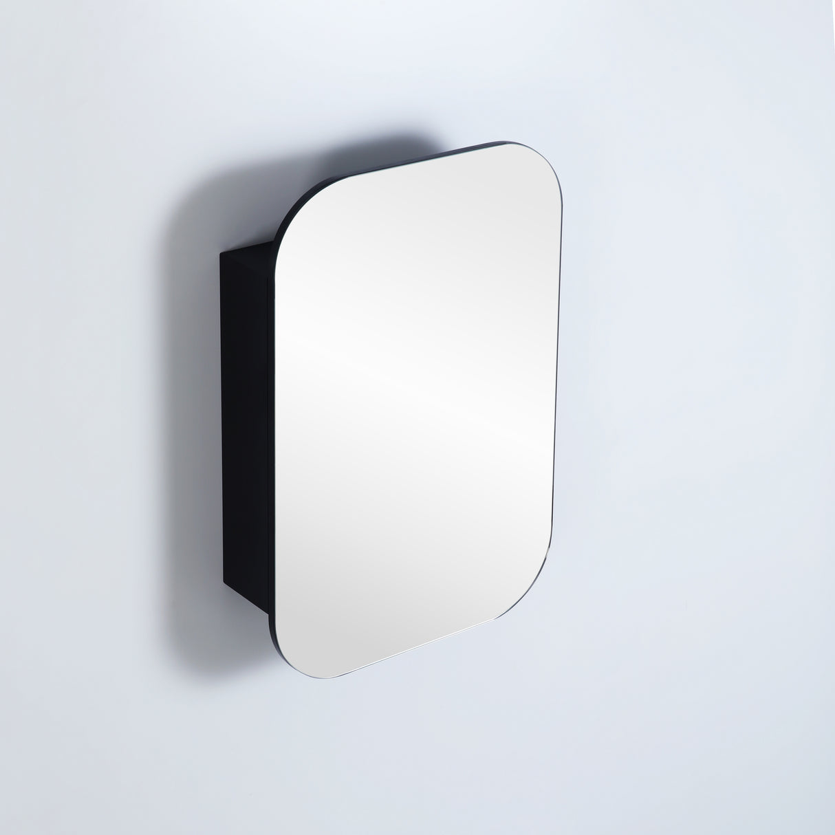 OLIVIA Shaving Cabinet Matte Black (600mm)