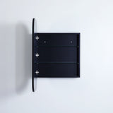 OLIVIA Shaving Cabinet Matte Black (600mm)