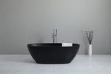 Stella Freestanding Bathtub with Non-Overflow (Matte Black) (1500/1700mm)