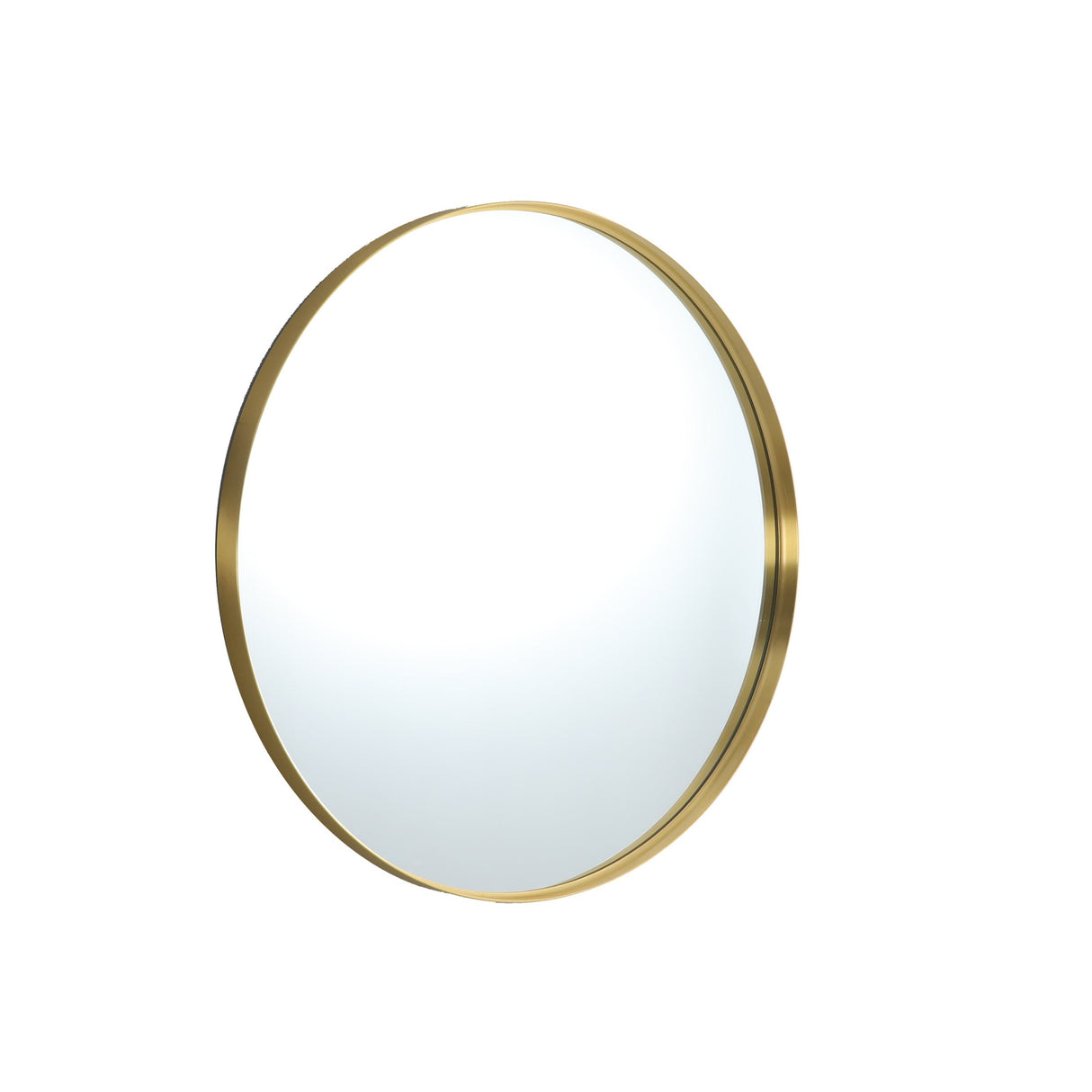 Olivia Round Framed Mirror 600/700/800mm - Yellow Gold