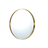 Olivia Round Framed Mirror 600/700/800mm - Yellow Gold
