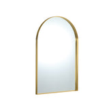 Olivia Arch Framed Mirror 600x900mm - Yellow Gold