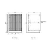 Noosa White Laundry Base Cabinet (632x584x880)