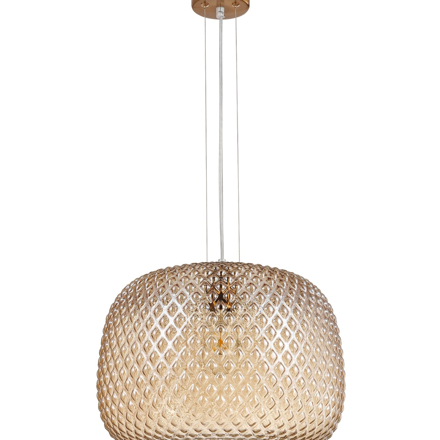 LABU: Interior Dome Glass with Segments Pendant Lights