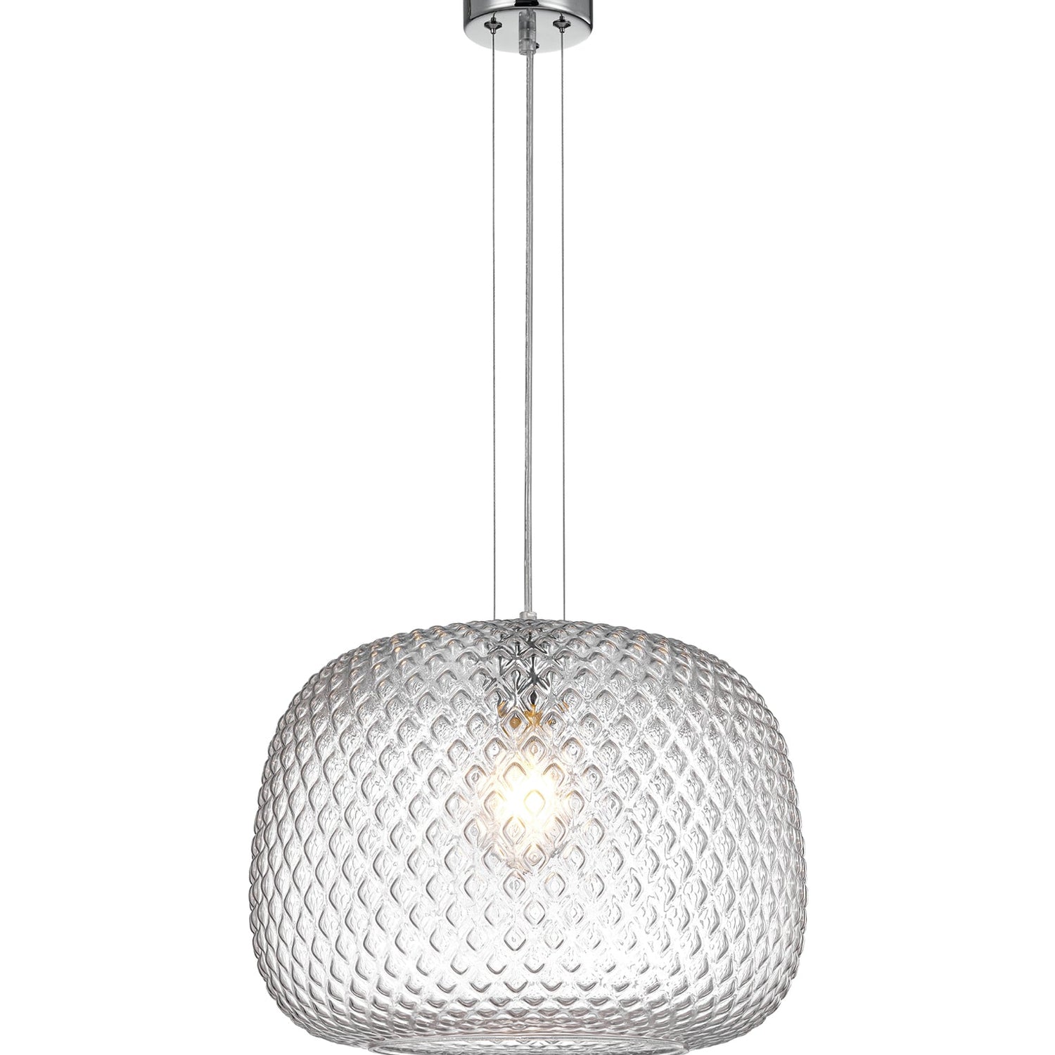 LABU: Interior Dome Glass with Segments Pendant Lights