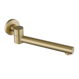 Lucid Round Bathtub Basin Swivel Wall Spout 250mm