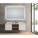 LDE Backlit LED Rectangle Frameless Mirror 1500x800mm