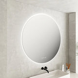 LUNA LED Round Frameless Mirror