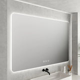 LUNA LED Rectangular Frameless Mirror 1200x750mm 