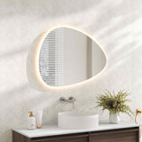 LUNA LED Irregular Frameless Mirror 550×800mm