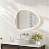 LUNA LED Irregular Frameless Mirror 550×800mm