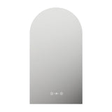 LUNA LED Arch Frameless Mirror 600x900mm