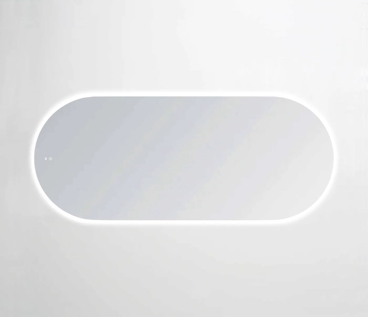 NOOSA Back-Lit LED Oval Frameless Mirror 1800x750mm