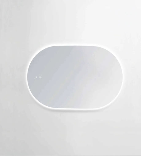 NOOSA LED Oval Frameless Mirror 900x600mm-Horizontal or Vertical