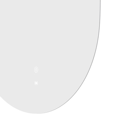 NOOSA LED Oval Frameless Mirror 900x600mm-Horizontal or Vertical