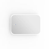 NEWPORT LED Soft Square Frameless Back Lit Tuffi Mirror 900x600mm