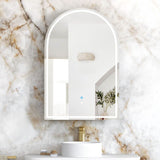 LED ARCHIE Matte White Shaving Cabinet 900mm (3 Colour Function)
