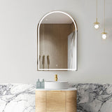 LED ARCHIE Natural Oak Shaving Cabinet 900mm (3 Colour Function)