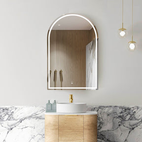 LED ARCHIE Natural Oak Shaving Cabinet 900mm (3 Colour Function)