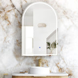 LED ARCHIE Woodland Oak Shaving Cabinet W600xH900mm