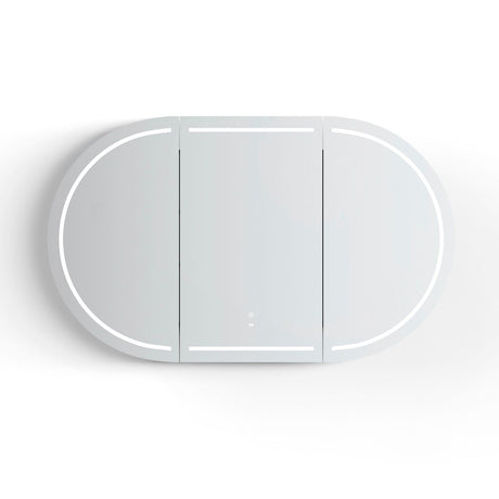 LED COOGEE Shaving Cabinet 1500mm Woodland Oak - Premium Edition