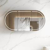 LED COOGEE Shaving Cabinet 1800mm Natural Oak (3 Colour Function)