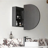 LED COOGEE Shaving Cabinet 900mm Natural Oak / Black Oak / Matte White (3 Colour Function)