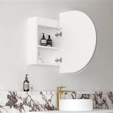 LED COOGEE Shaving Cabinet 900mm Natural Oak / Black Oak / Matte White (3 Colour Function)