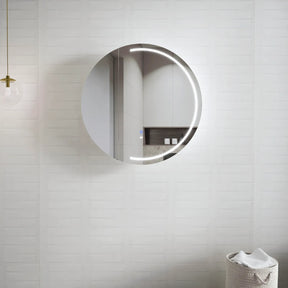 LED LONDON Shaving Cabinet 800mm Matte White (3 Colour Function)