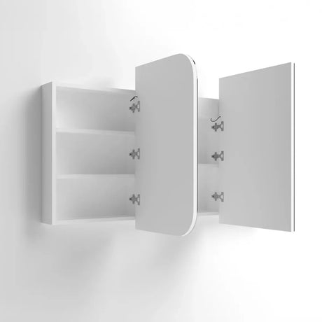 LED NEWPORT Shaving Cabinet 1500mm Matte White (3 Colour Function)