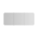 LED NEWPORT Shaving Cabinet 1800mm Matte White