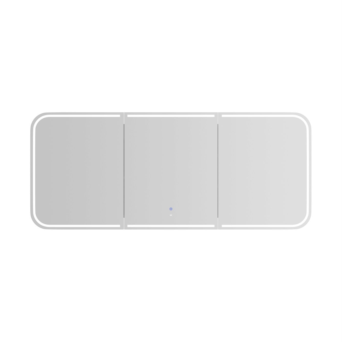 LED NEWPORT Shaving Cabinet 1800mm Matte White